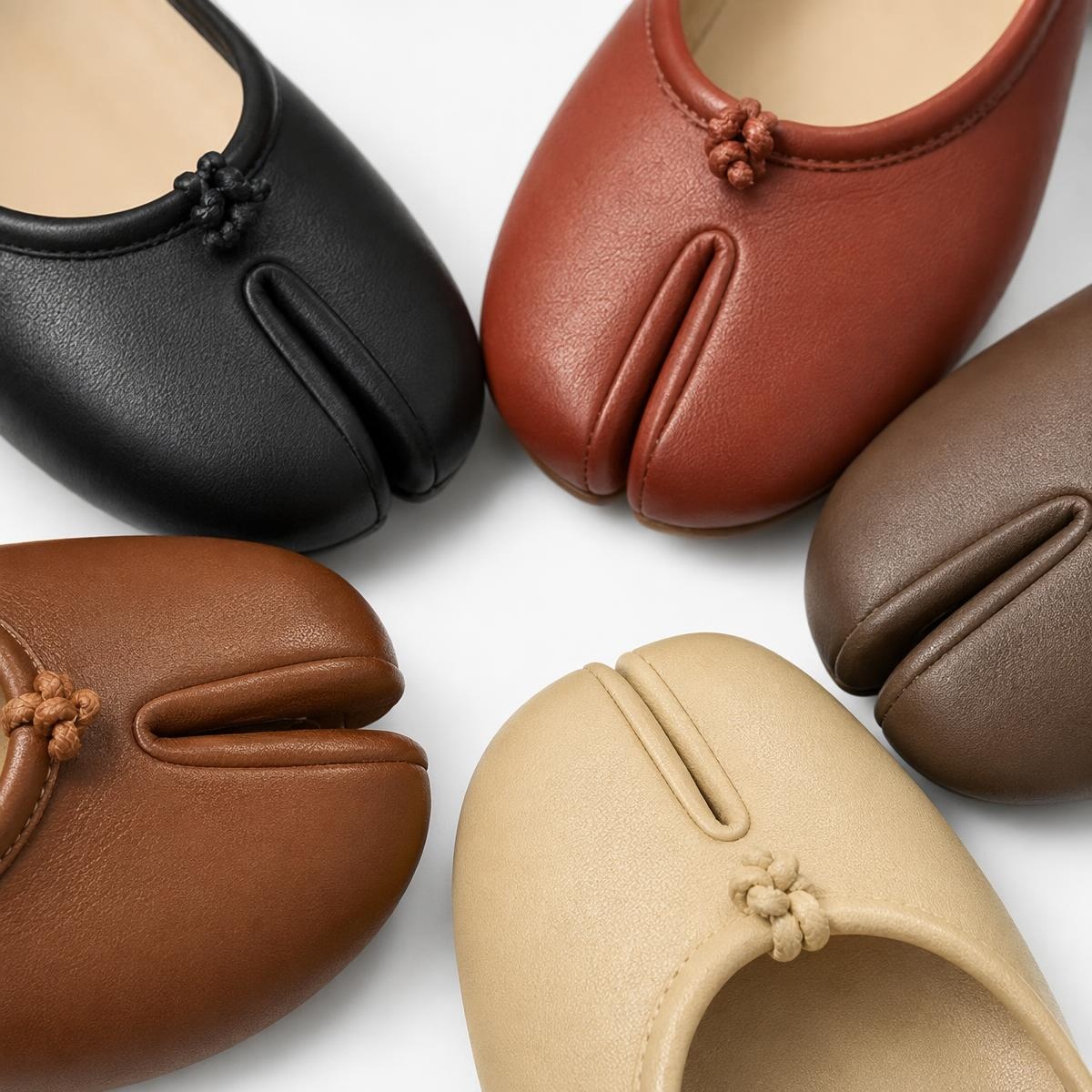 🔥Last Day 50% OFF Women's Split-Toe Loafer Flats, Rounded Toe, Vintage-Inspired Slip-On Casual Loafers Shoes