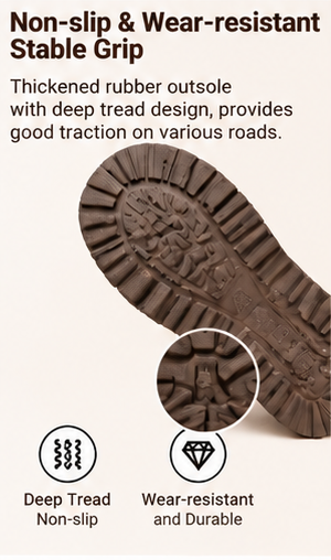 Non-slip durable outsole