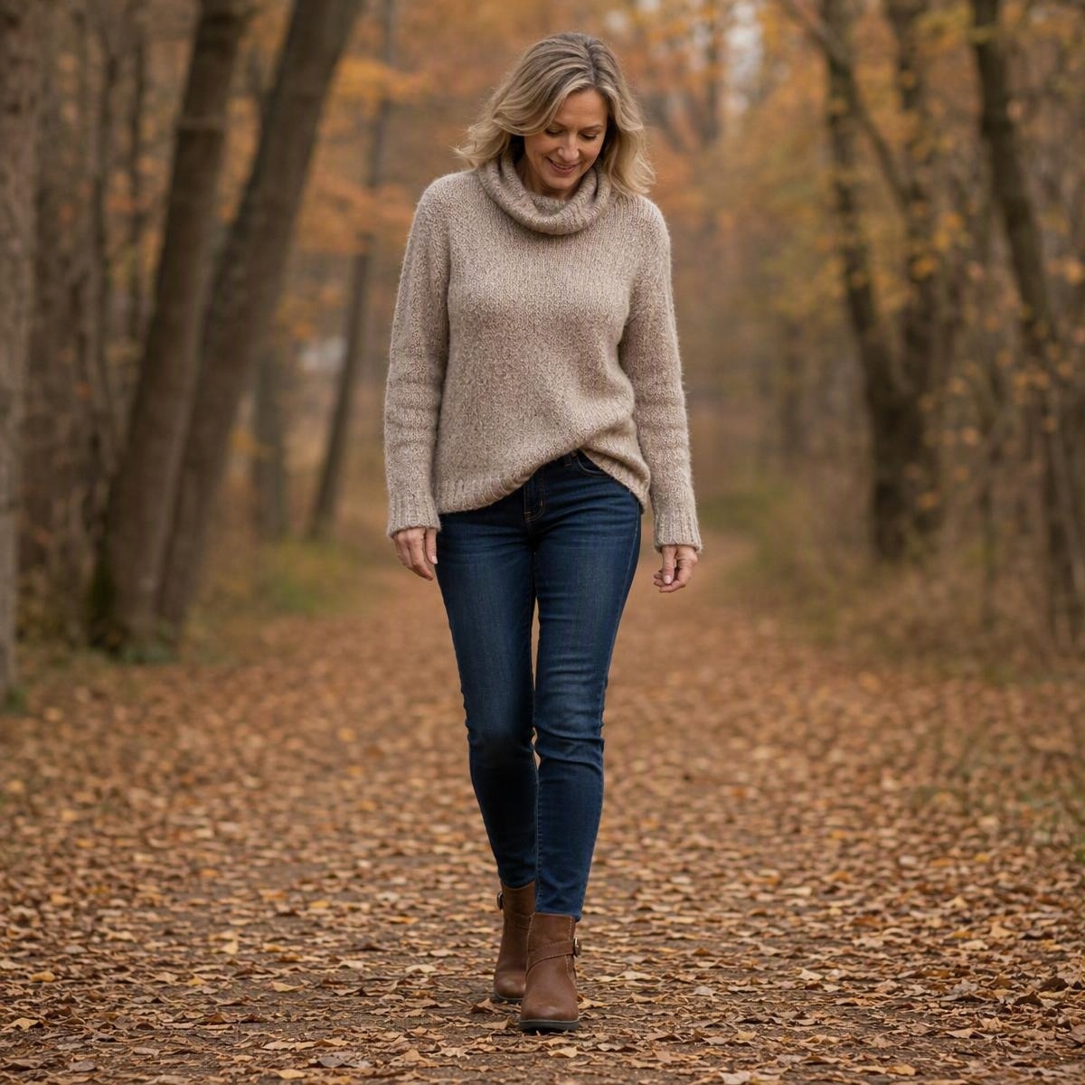 🔥Last Day 60% OFF - Stylish Women's Water Repellent Leather Boots