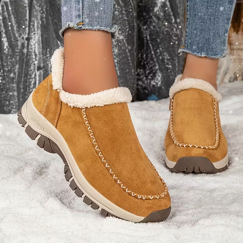 Women's Warm  with Plush Fleece Lining & EVA  Outdoor Winter Snow Boots