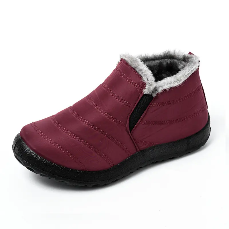 🔥Last Day 60% Women's Winter Cotton Slippers, Snow Boots, Short Boots Fur Liner for Warmth and Insulation Anti-Slip Short Boots 