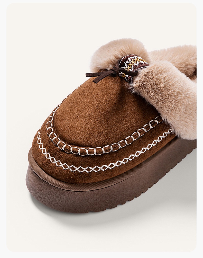 NEW FASHION WOMEN'S WARM PLUS VELVET THICK COTTON SHOES WINTER  Slippers Orthopedic Sliper