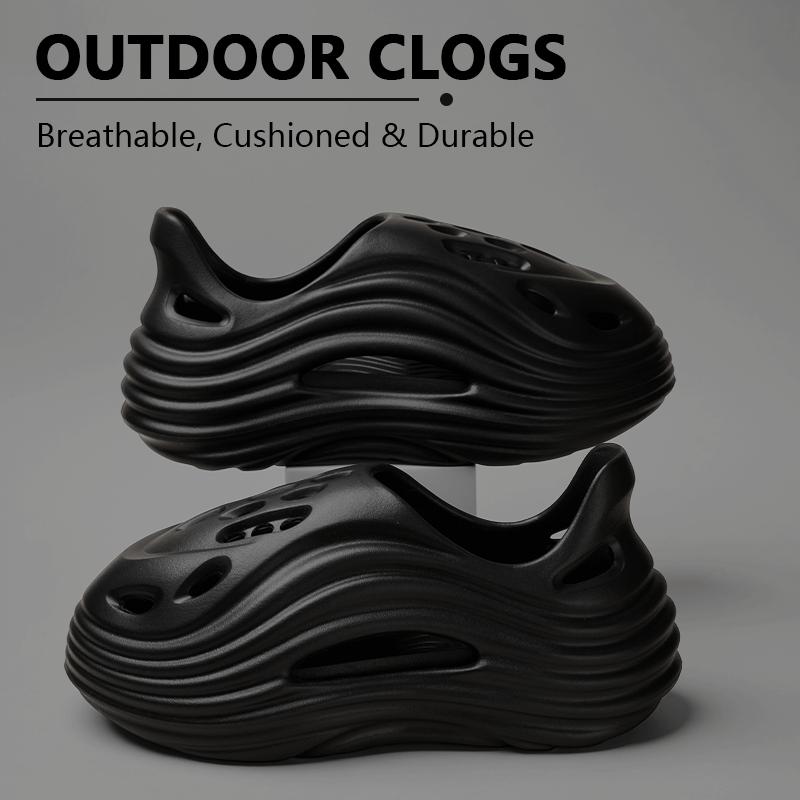 Men's Alien Fashion  EVA LightweightNon-Slip Sole Soft Comfortable Breathable Tsinelas Black  Outdoor Slip-On Sandals