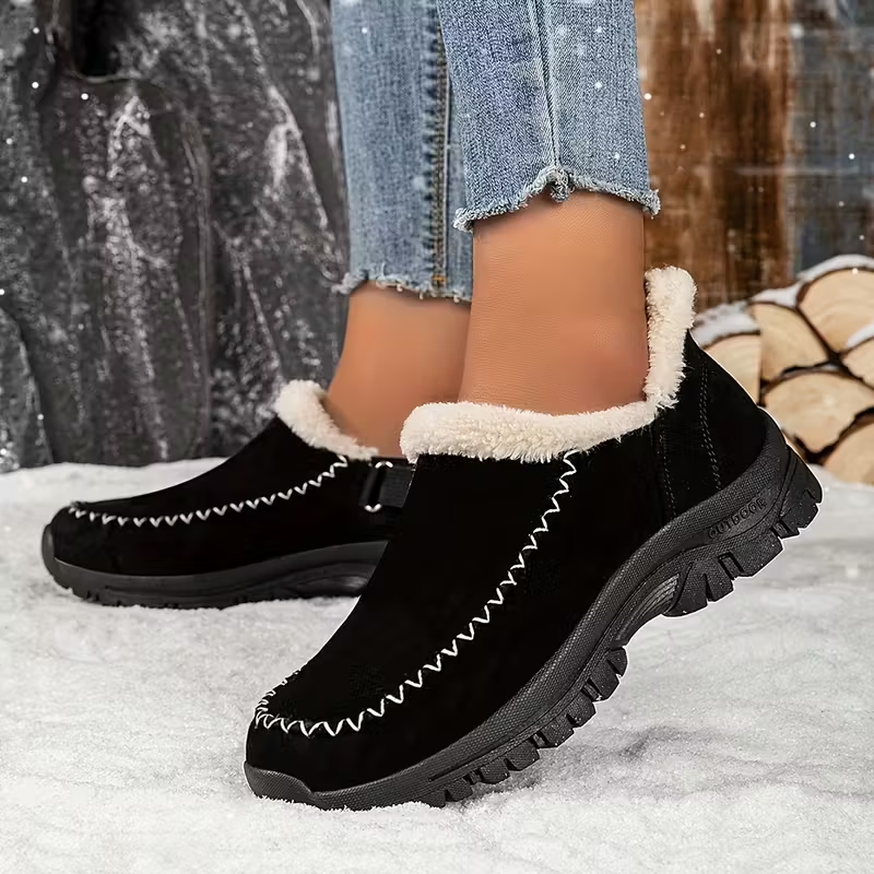 Women's Warm  with Plush Fleece Lining & EVA  Outdoor Winter Snow Boots