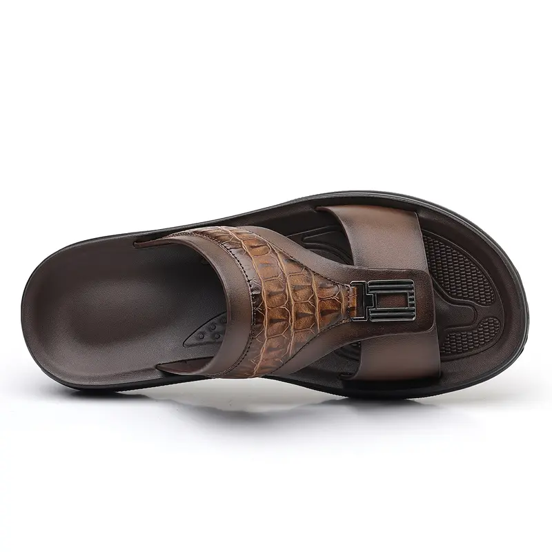 Men’s Summer New Non-Slip Outdoor Casual Business Slide Sandals, Walking Shoes, Men’s Footwear