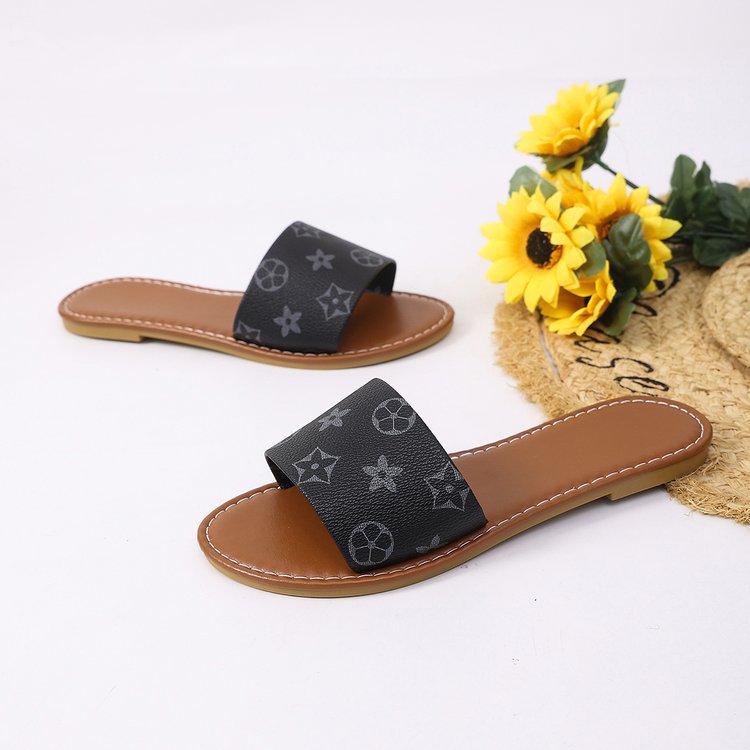 Women's Flat Sandals Comfortable Slip-On Slides