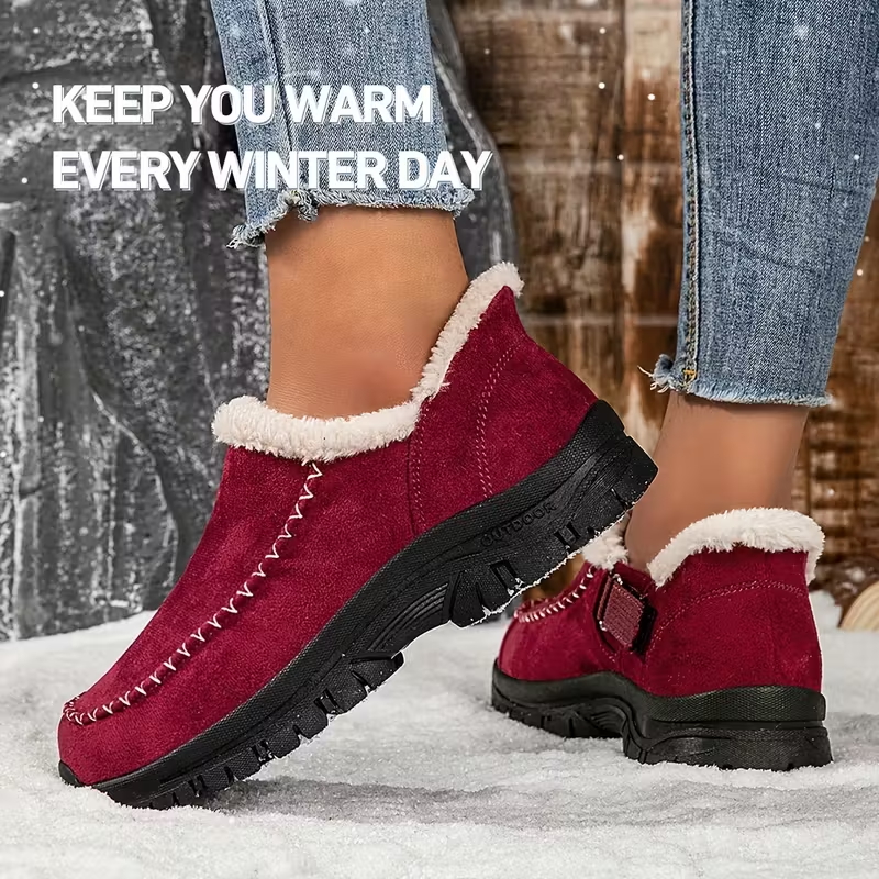Women's Warm  with Plush Fleece Lining & EVA  Outdoor Winter Snow Boots