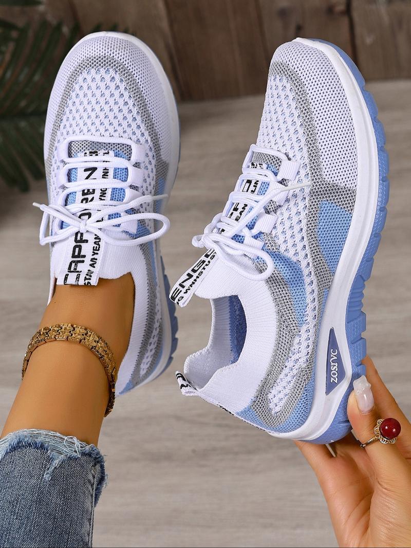 Women's Fashionable Mesh Breathable Lightweight Casual Comfortable Orthopedic Sports Running Shoes