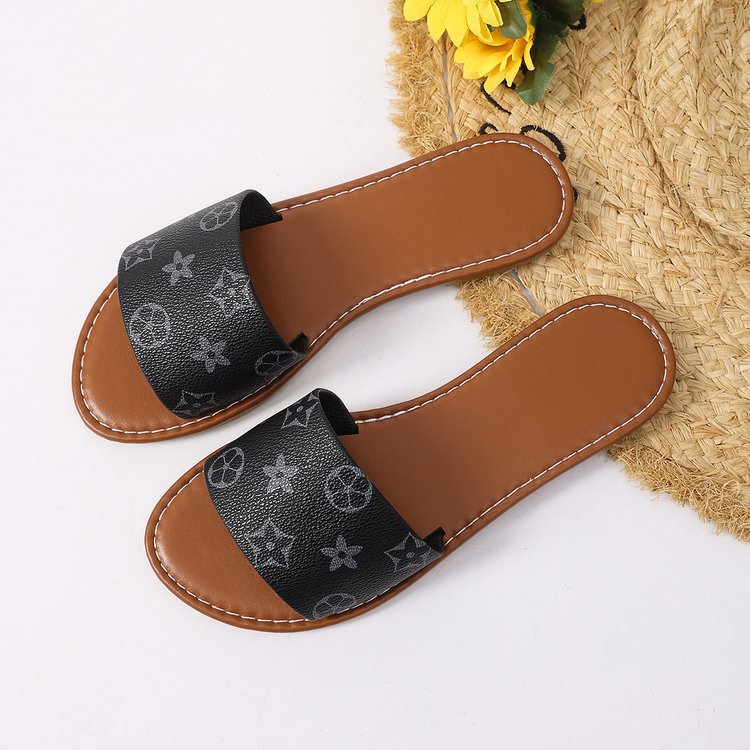 Women's Flat Sandals Comfortable Slip-On Slides