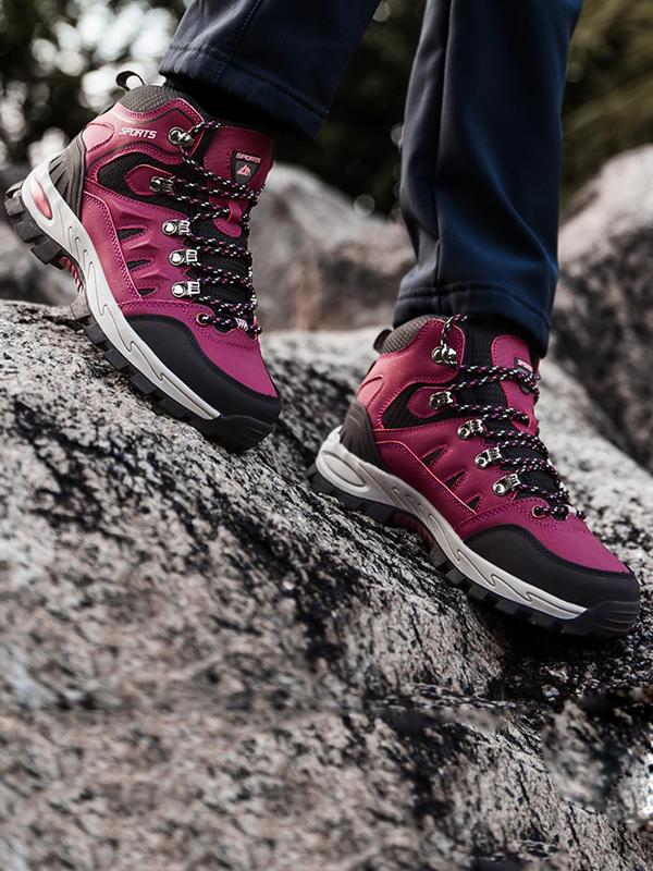 Women's Fashionable Waterproof Patchwork Casual Outdoor Orthopedic Hiking Boots