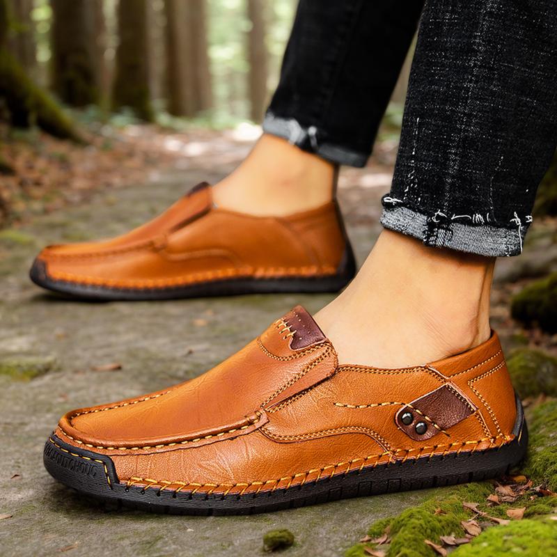 Men's Loafers Slip-On Casual Shoes Lightweight Comfortable Driving Walking Shoes 