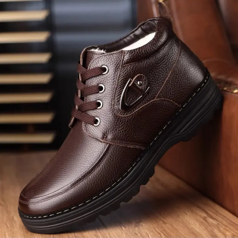 ⏰Last Day! 50% OFF 🔥Thick Warm Cotton Shoes and Boots for Men