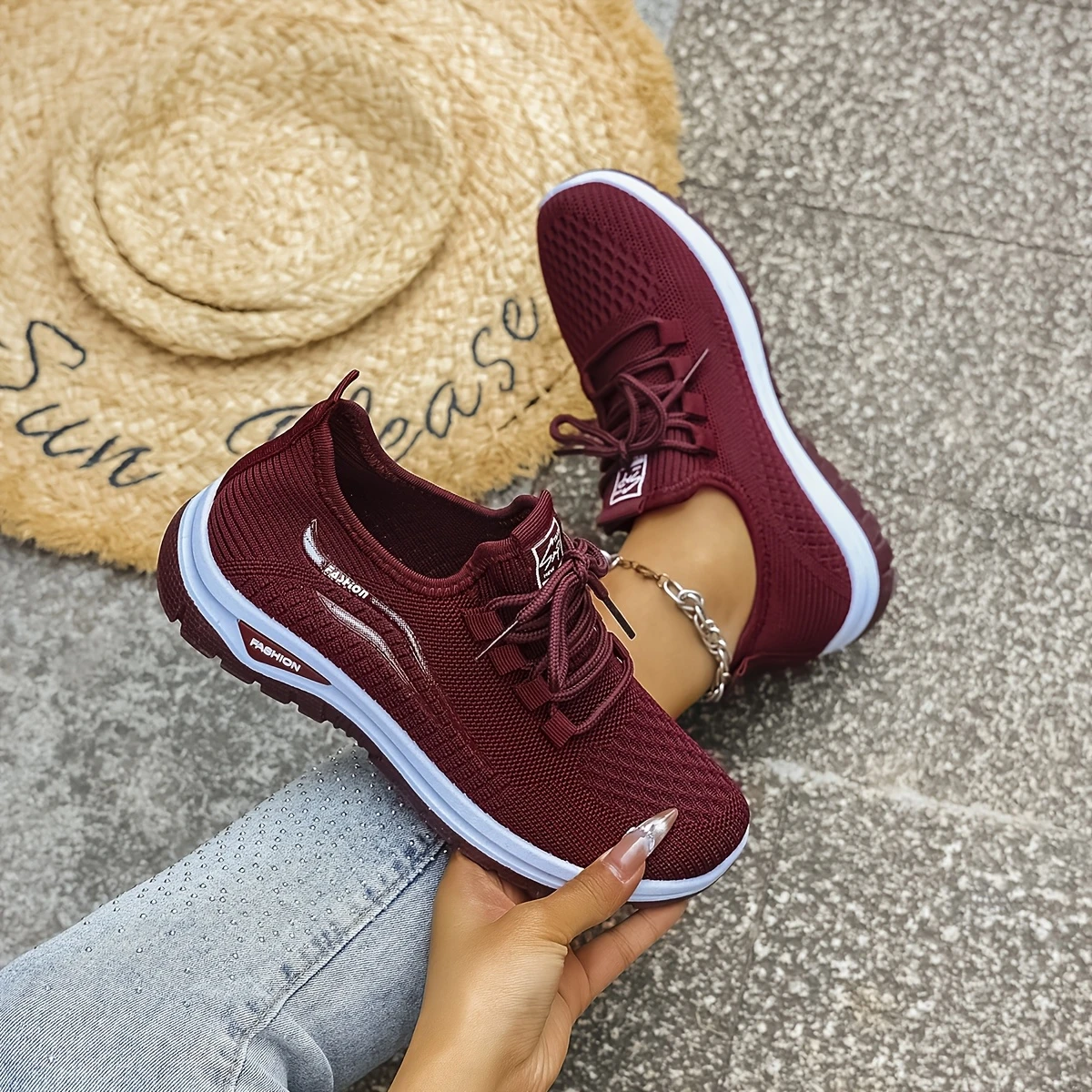 Women'S orthopedic Casual Athletic Sneakers , Casual Athletic Shoes | Laceup Sneakers | Non-Slip Soles, Cute Shoe