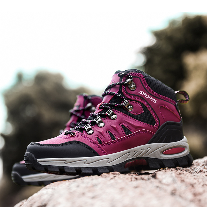 Women's Fashionable Waterproof Patchwork Casual Outdoor Orthopedic Hiking Boots