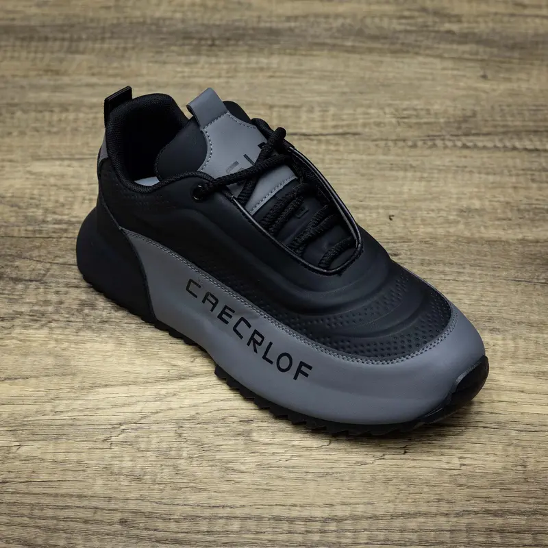 Men's Lace-Up Casual Breathable Height-Increasing Thick Sole Sports Shoes