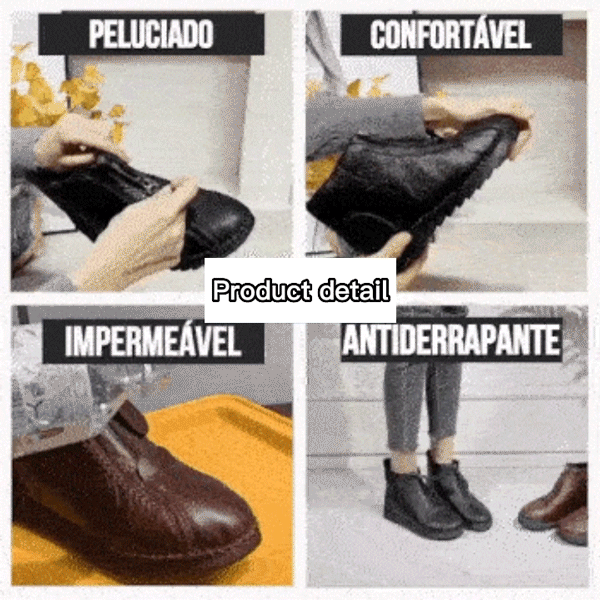 Women's Genuine Leather Non-Slip Ankle Boots