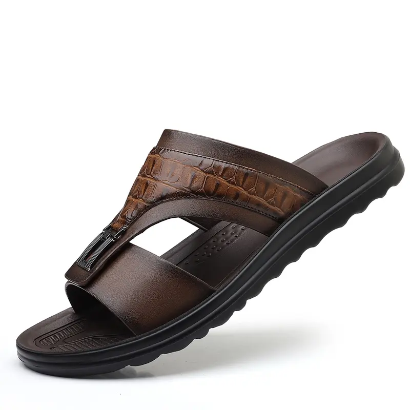 Men’s Summer New Non-Slip Outdoor Casual Business Slide Sandals, Walking Shoes, Men’s Footwear