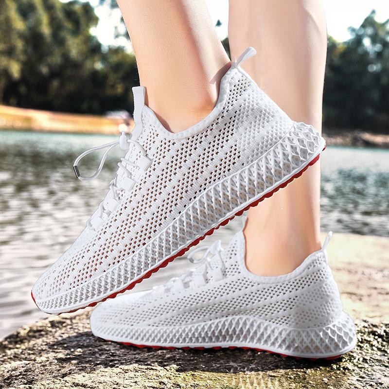 Mesh Sneakers Breathable Runner Trainer Footwear Athletic Comfortable Orhtopedic Shoes 