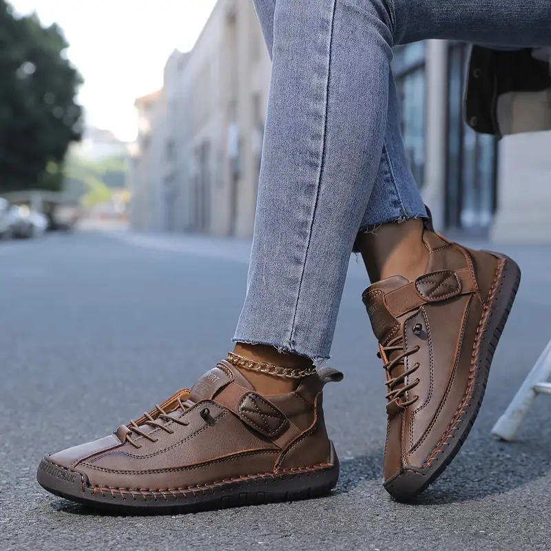 Women'S All-Season Vintage British Style Work Orthopedic Shoes 