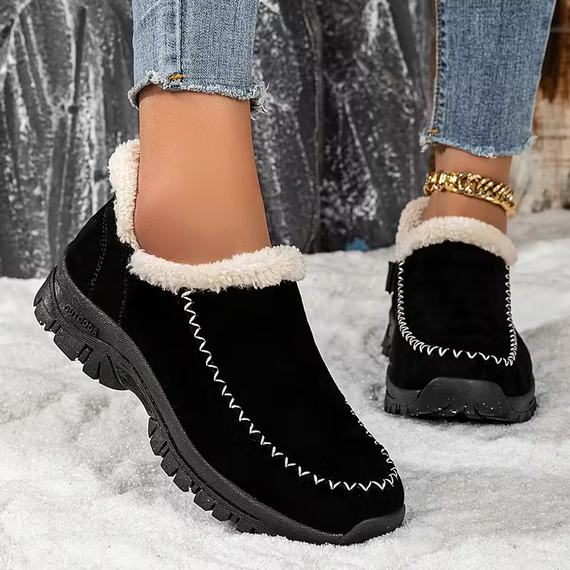 Women's Warm  with Plush Fleece Lining & EVA  Outdoor Winter Snow Boots