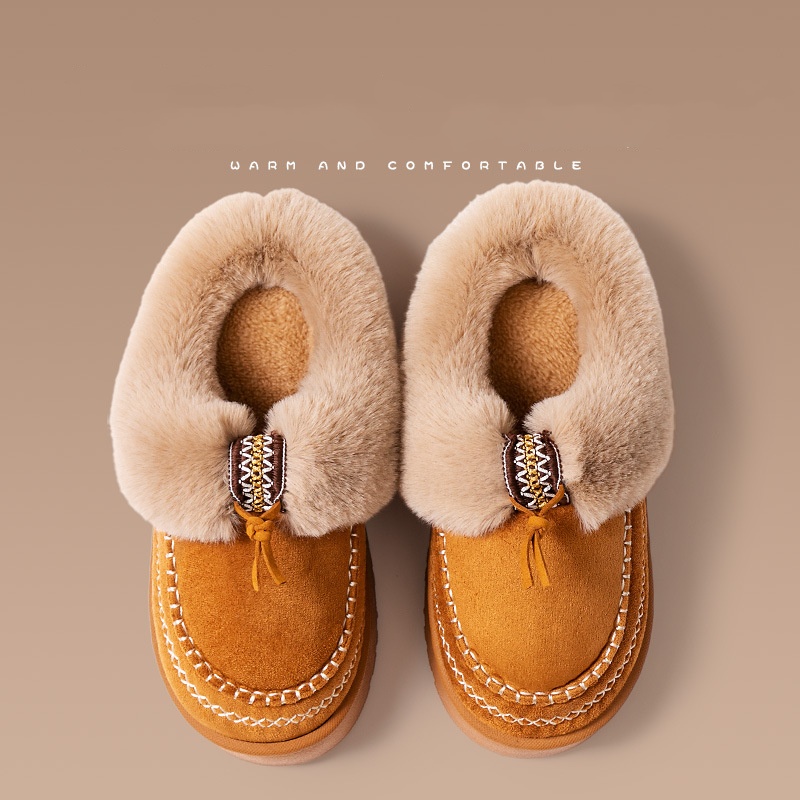 NEW FASHION WOMEN'S WARM PLUS VELVET THICK COTTON SHOES WINTER  Slippers Orthopedic Sliper