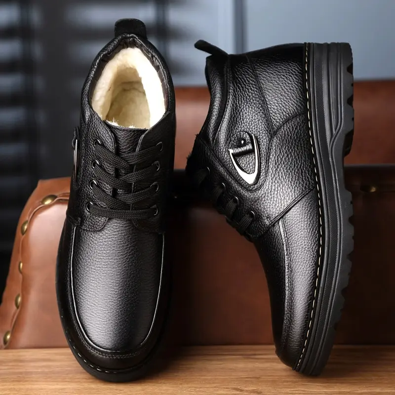 ⏰Last Day! 50% OFF 🔥Thick Warm Cotton Shoes and Boots for Men