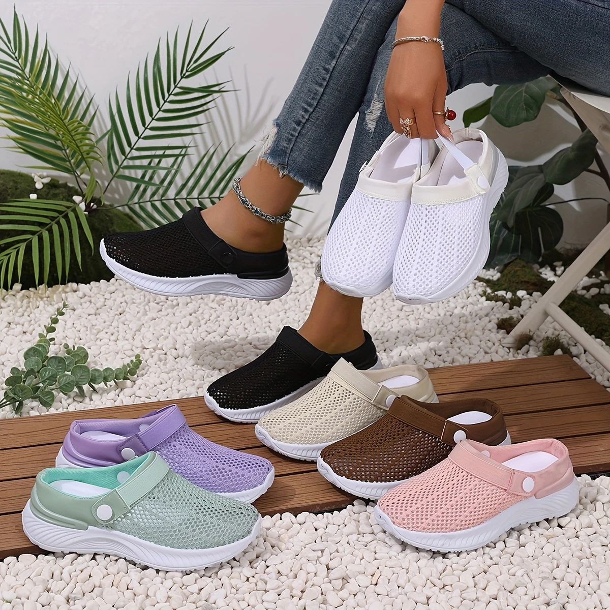  Summer Orthopedic Slip on  Comfortable Shoes for Women , Casual Shoes for Beach, Vacation Sneakers