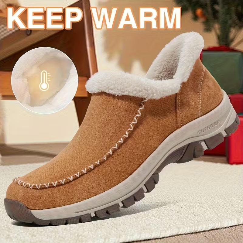 Women's Warm  with Plush Fleece Lining & EVA  Outdoor Winter Snow Boots