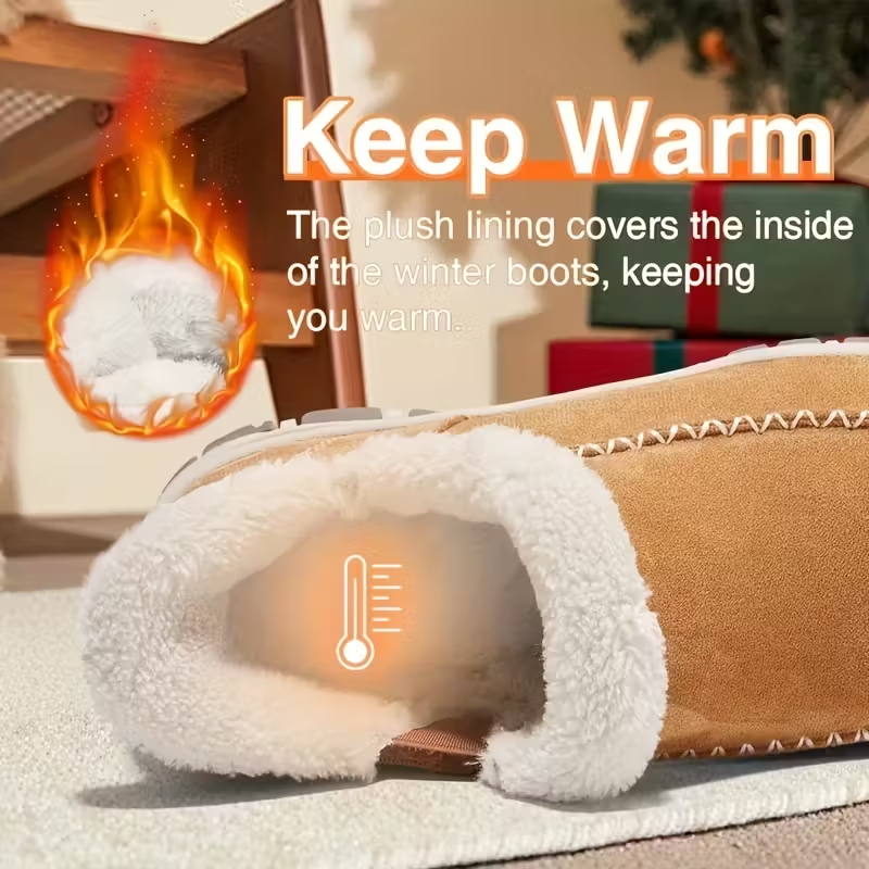 Women's Warm  with Plush Fleece Lining & EVA  Outdoor Winter Snow Boots