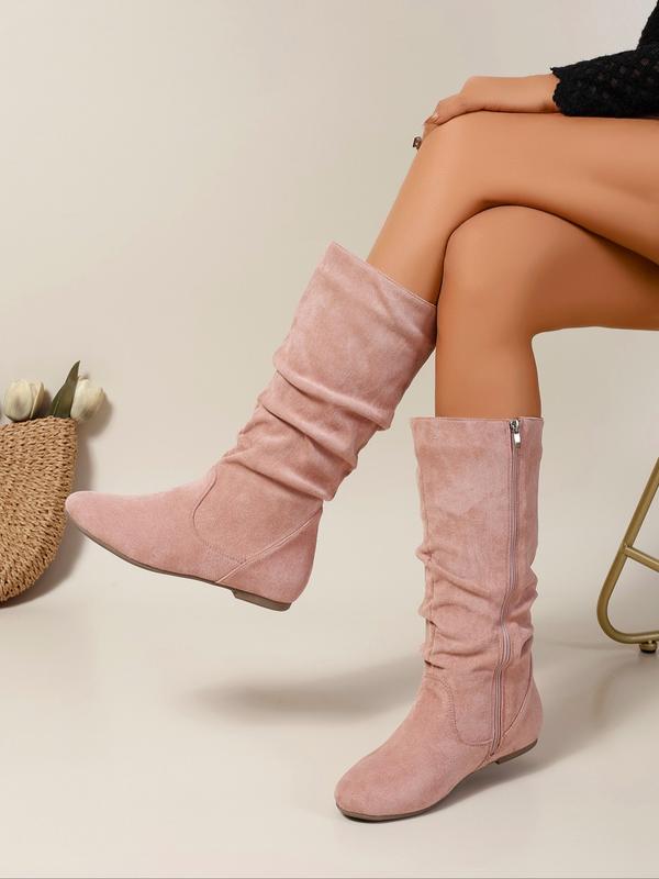 Women's  Mid-Calf Fashionable Warm For Fall & Winter Boots 