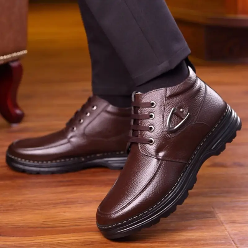 ⏰Last Day! 50% OFF 🔥Thick Warm Cotton Shoes and Boots for Men