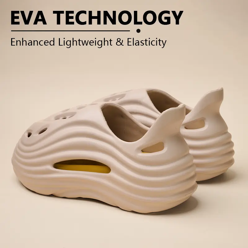 Men's Alien Fashion  EVA LightweightNon-Slip Sole Soft Comfortable Breathable Tsinelas Black  Outdoor Slip-On Sandals