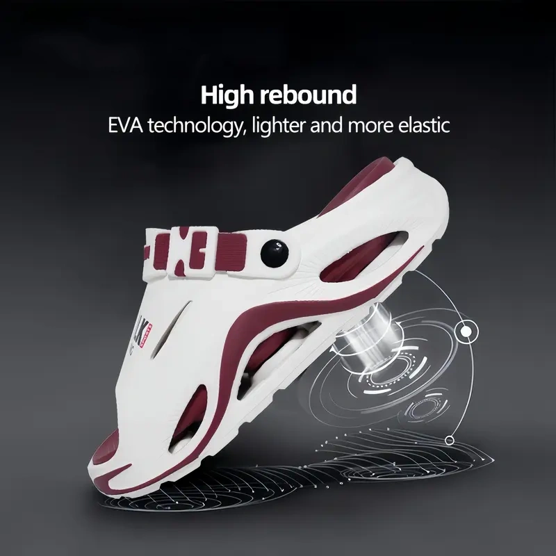 VA Slippers 5cm Height Sandals No Odor Arch Support Indoor & Outdoor Anti-Slip Lightweight for Daily Use