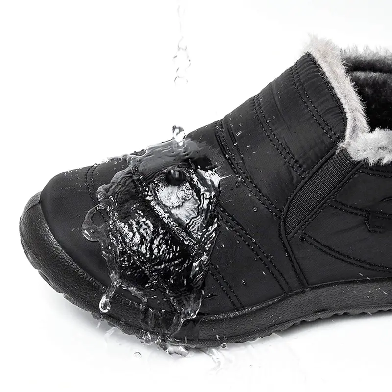 🔥Last Day 60% Women's Winter Cotton Slippers, Snow Boots, Short Boots Fur Liner for Warmth and Insulation Anti-Slip Short Boots 