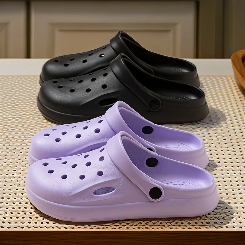 Buy 1 GET 2 ! Lightweight EVA Solid Color Clogs for Home, Garden, and Beach