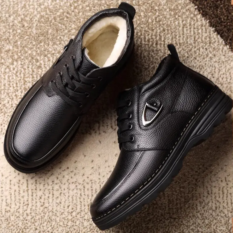 ⏰Last Day! 50% OFF 🔥Thick Warm Cotton Shoes and Boots for Men