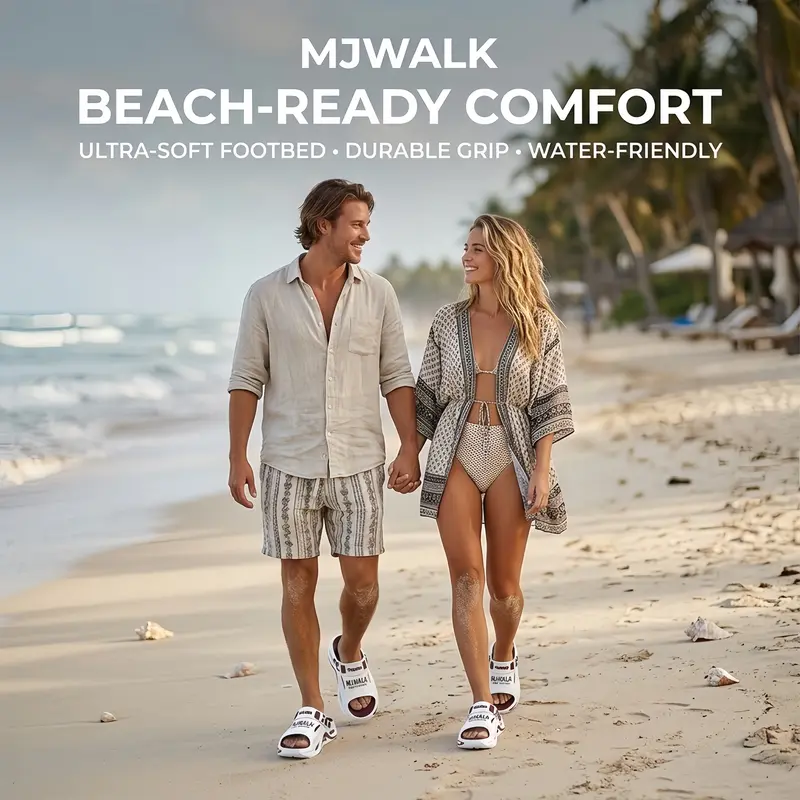 VA Slippers 5cm Height Sandals No Odor Arch Support Indoor & Outdoor Anti-Slip Lightweight for Daily Use