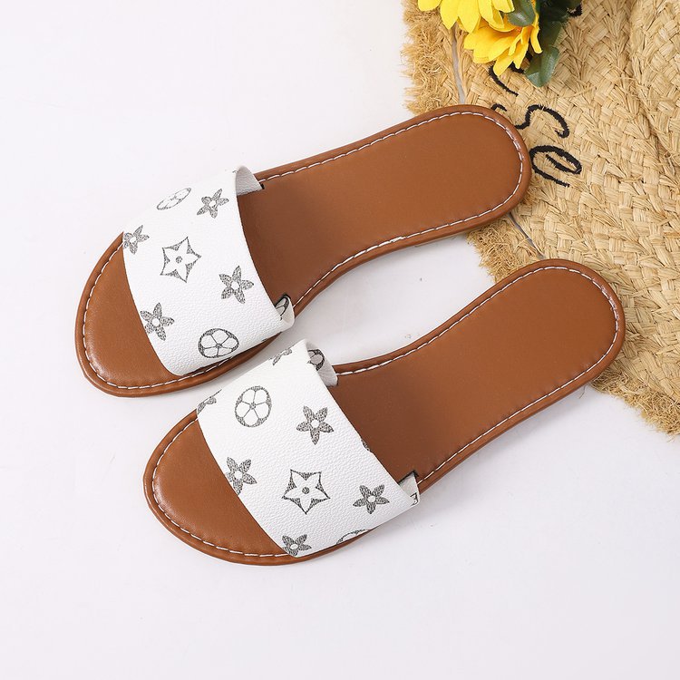 Women's Flat Sandals Comfortable Slip-On Slides