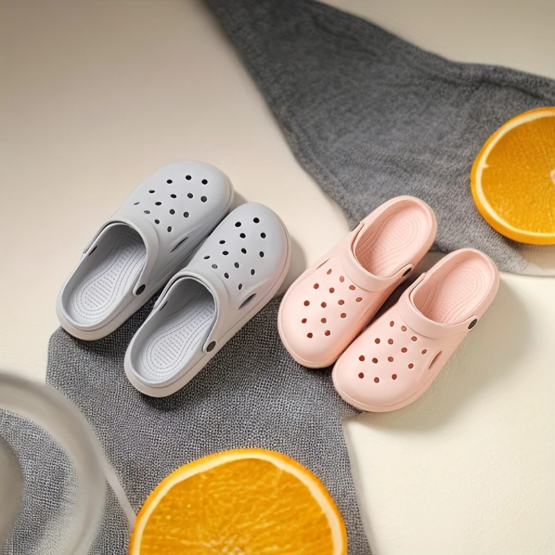 Buy 1 GET 2 ! Lightweight EVA Solid Color Clogs for Home, Garden, and Beach
