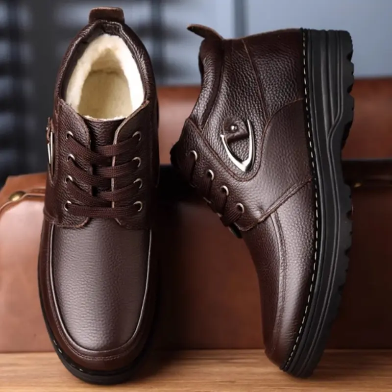 ⏰Last Day! 50% OFF 🔥Thick Warm Cotton Shoes and Boots for Men