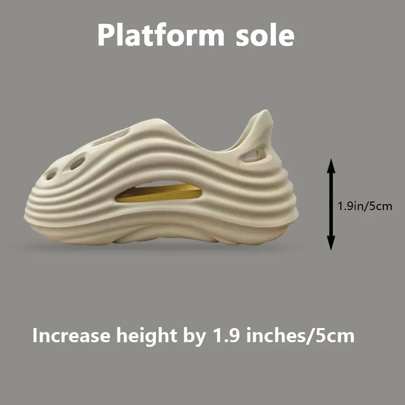 Men's Alien Fashion  EVA LightweightNon-Slip Sole Soft Comfortable Breathable Tsinelas Black  Outdoor Slip-On Sandals