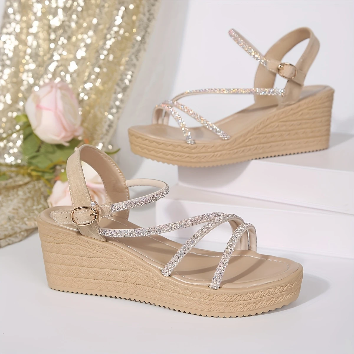 Stunning Wedge Heeled Sandals