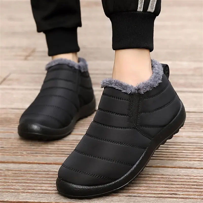 🔥Last Day 60% Women's Winter Cotton Slippers, Snow Boots, Short Boots Fur Liner for Warmth and Insulation Anti-Slip Short Boots 