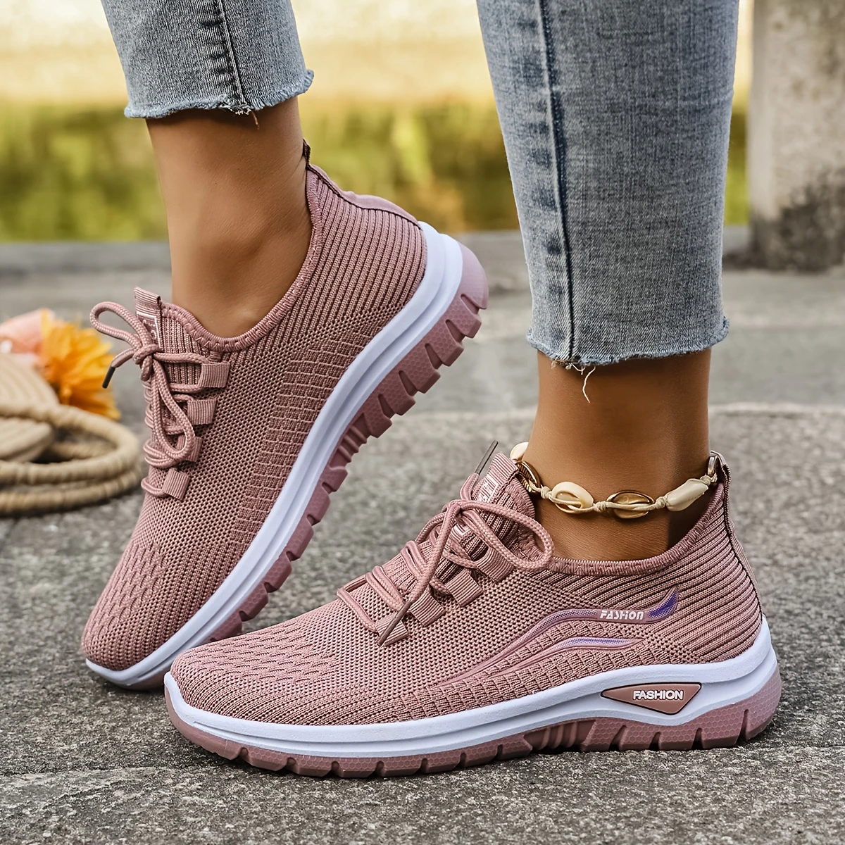 Women'S orthopedic Casual Athletic Sneakers , Casual Athletic Shoes | Laceup Sneakers | Non-Slip Soles, Cute Shoe