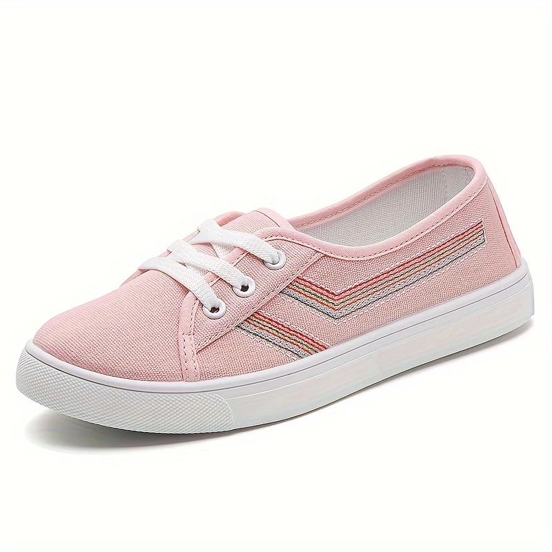 Women'S Flat Fabric orthopedic Shoes, Stylish And Simple Casual Sneakers, Versatile White ShoesEasy to Slip On. 