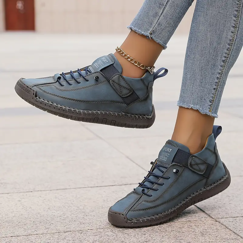 Women'S All-Season Vintage British Style Work Orthopedic Shoes 