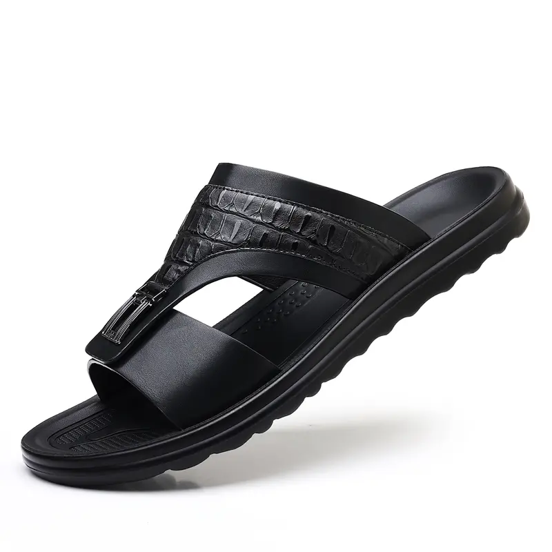 Men’s Summer New Non-Slip Outdoor Casual Business Slide Sandals, Walking Shoes, Men’s Footwear