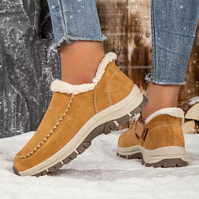 Women's Warm  with Plush Fleece Lining & EVA  Outdoor Winter Snow Boots