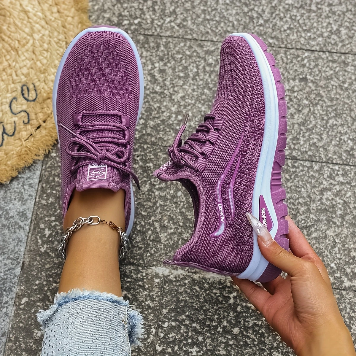 Women'S orthopedic Casual Athletic Sneakers , Casual Athletic Shoes | Laceup Sneakers | Non-Slip Soles, Cute Shoe