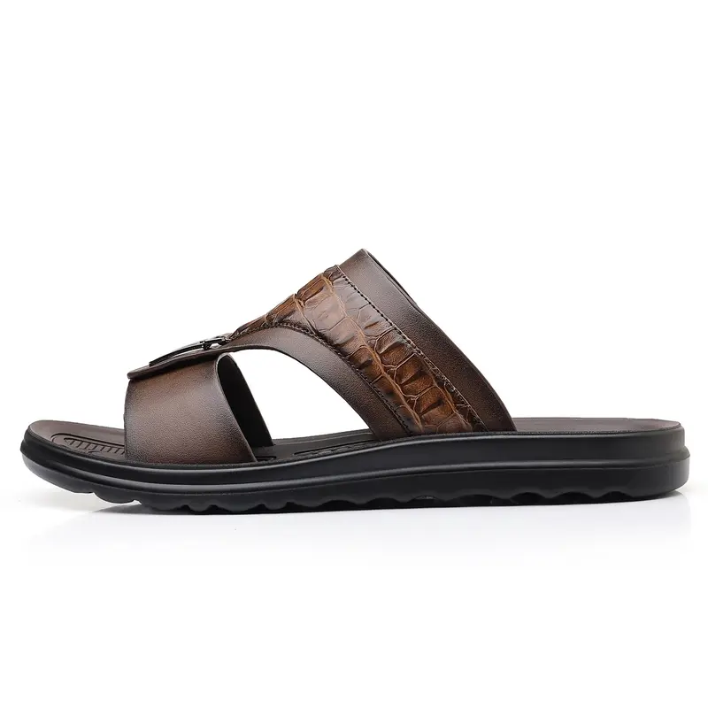 Men’s Summer New Non-Slip Outdoor Casual Business Slide Sandals, Walking Shoes, Men’s Footwear